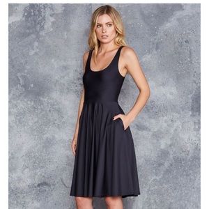 Matte Pocket Midi Dress